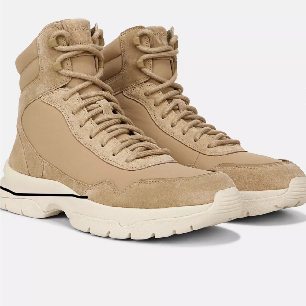 Vince Boots Elvio leather lug boot